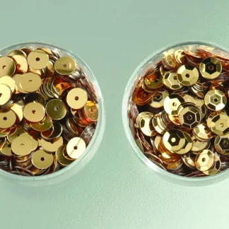 Glorex Paillettenscheiben 6 mm 7 g, weiß