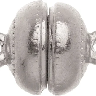 Glorex Magnetverschluss 12 mm 1 Stück, silberfarben