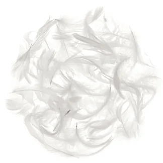 Glorex Marabufedern ca. 10 g weiß