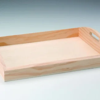 Glorex Holz Serviertablett 37 x 28 x 7 cm