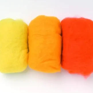 Glorex Schafwolle gelb-mix 3 x 10g