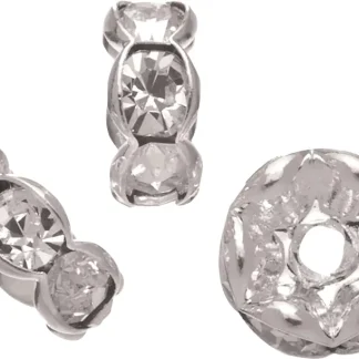 Glorex Zwischenring rund 4 x 8 mm, 6 Stück