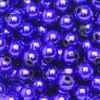 Glorex Deko Perlen 6 mm 75 g, lila