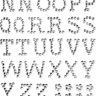 Glorex P&D Buchstabe N-Z crystal