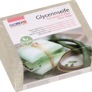 Glorex Glycerin-Seife Öko mit Aloe Vera transparent 500 g