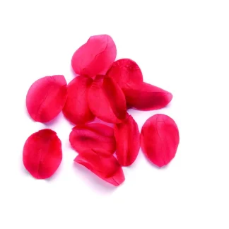 Glorex Rosenblütenblätter rot, 100 Stück