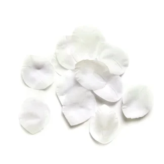 Glorex Rosenblütenblätter weiß. 100 Stück