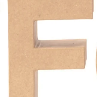Glorex Papp-Buchstabe F 17,5 x 5,5 cm