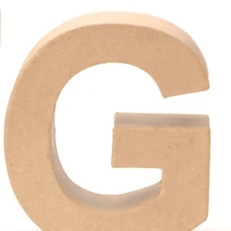 Glorex Papp-Buchstabe G 17,5 x 5,5 cm