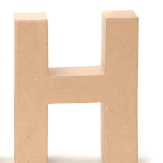 Glorex Papp-Buchstabe H 17,5 x 5,5 cm