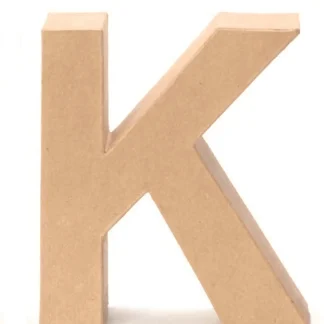 Glorex Papp-Buchstabe K 17,5 x 5,5 cm