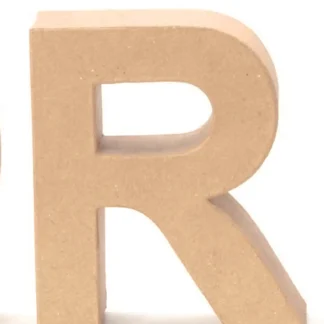 Glorex Papp-Buchstabe R 17,5 x 5,5 cm