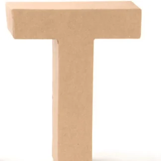 Glorex Papp-Buchstabe T 17,5 x 5,5 cm