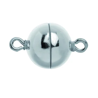 Glorex Magnetverschluss Muggel 10 mm silberfarben