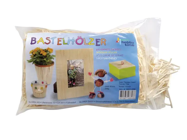 Glorex Bastelhölzer Zündholzformat 2000 Stück