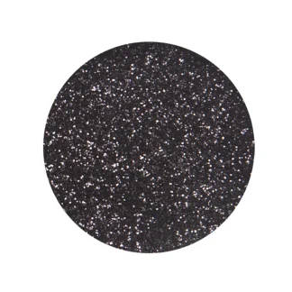 Glorex Brillant-Glitter fine schwarz 10 g