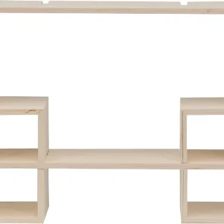 Glorex Design-Rahmen Holz Rechteck 3 Stück