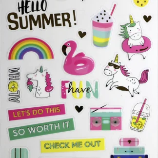 Glorex Sticker-Buch Summer Fun