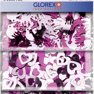 Glorex Pailletten-Mix rosa/pink , 30 g
