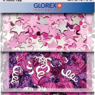 Glorex Pailletten-Mix 30 g pink lila
