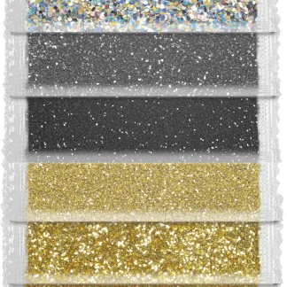 Glorex Glitter fein 10 Farben , 20 g