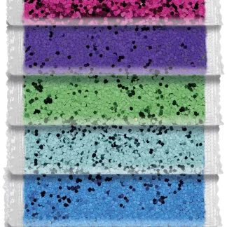 Glorex Glitter grob 20 g, bunt 10 Farben