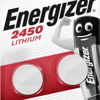 Energizer Knopfzelle CR 2450 Lithium, 3 V, 2er Pack