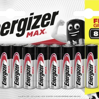 Energizer Max Alkaline Batterie Mignon AA 1,5 V, 8 + 4er Pack