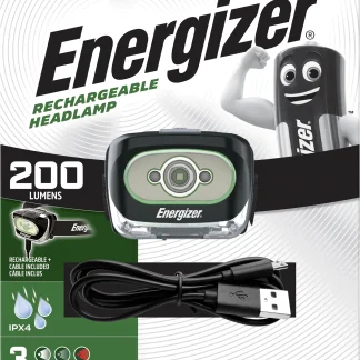 Energizer Kopflampe Value Rechargeable 200 lm wiederaufladbar per USB