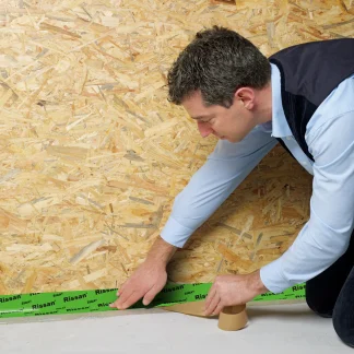 Siga Klebeband Rissan 25 m x 10 cm grün