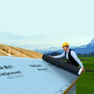 Siga Unterdeckbahn Majcoat 150 SOB 50 x 1,5 m = 75  schwarz