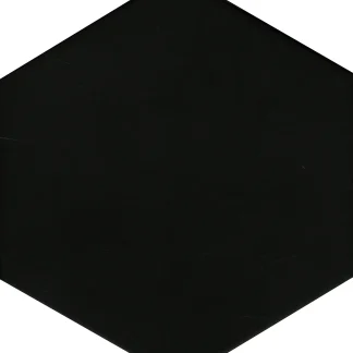 Feinsteinzeug Hexagon Solid Black 21,5 x 25 cm schwarz