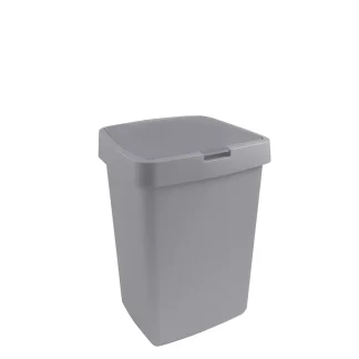 Sunware Klappdeckel-Abfalleimer Delta 25 l, grau