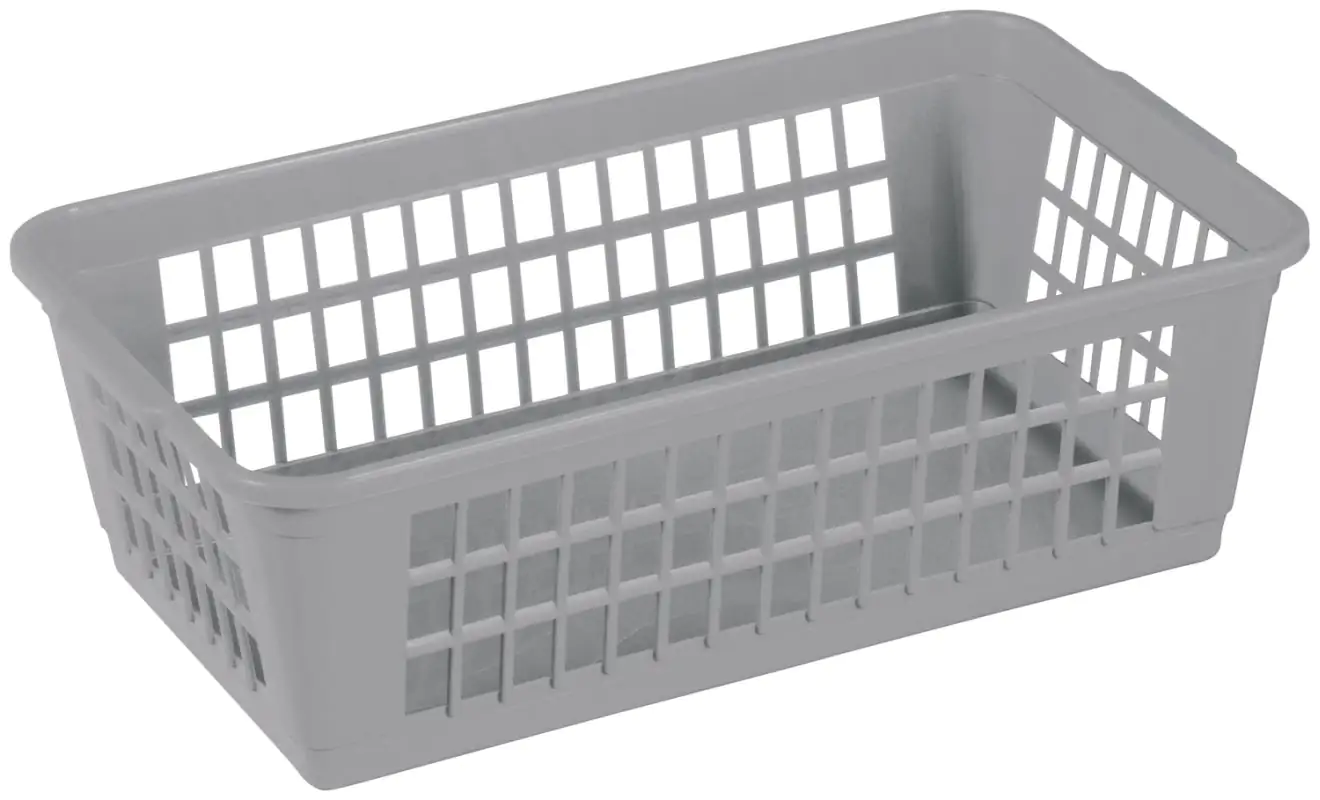 Sunware Mehrzweckkörbchen Basic small 2L silber 22 x 14 x 6 cm