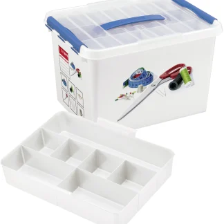 Sunware Nähbox Q-Line inklusive Deckel 22L 40 x 30 x 26 cm