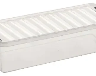 Sunware Aufbewahrungsbox Q-Line 3,5L transparent 38,5 x 14,1 x 9,3 cm