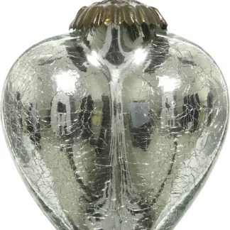 Kaemingk Craquele Herz silber