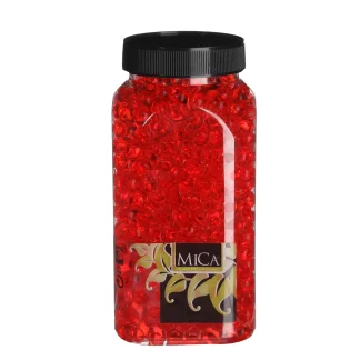Mica Decorations Dekorative Perlen rot 650 ml ca. 550 g