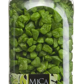 Mica Decorations Dekorative Steine grün 650 ml 1 kg