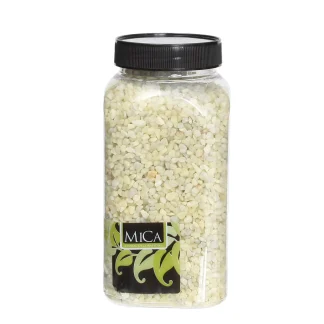 Mica Decorations Dekoration Granulat hellgelb 650 ml 1 kg