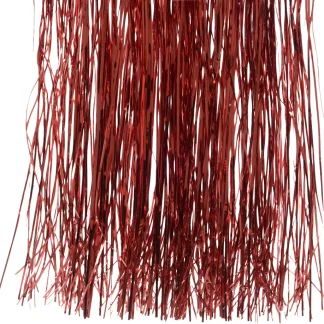 Kaemingk Vinyllametta glanz weihnachtsrot 50 x 40 cm