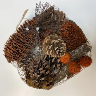 Herbstdeko Waldmix orange