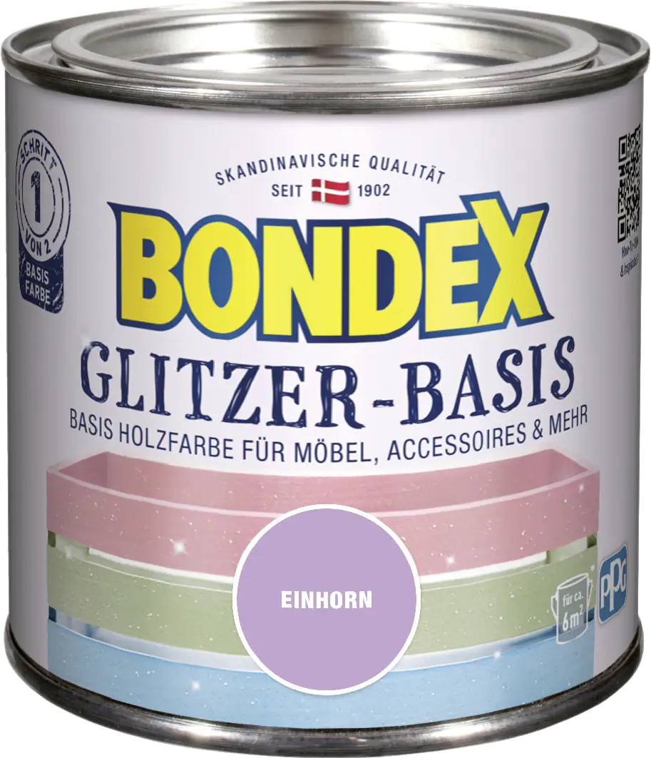 Bondex Glitzer-Basis 500 ml basis einhorn