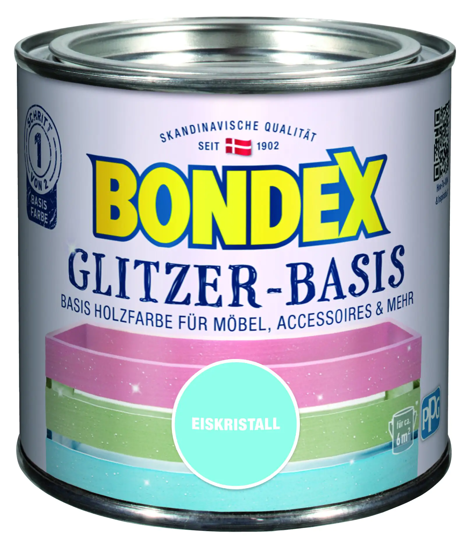 Bondex Glitzer-Basis 500 ml basis eiskristal