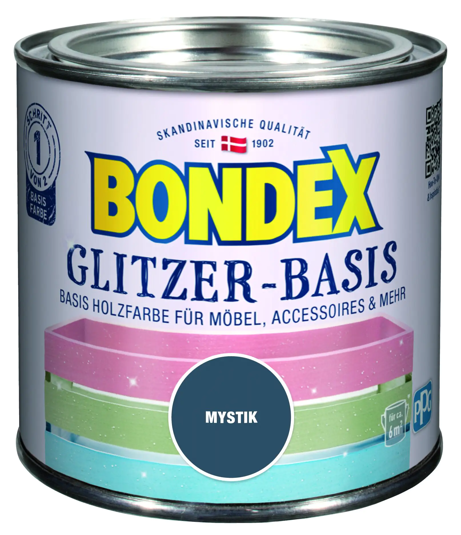 Bondex Glitzer-Basis 500 ml basis mystik