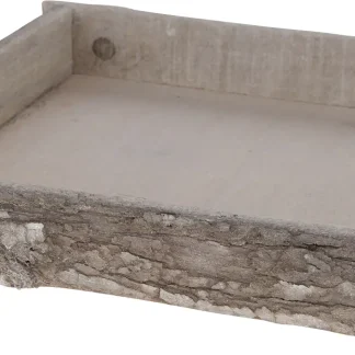 Dijk Tablett 25 x 25 x 4 cm Natural-gewischt
