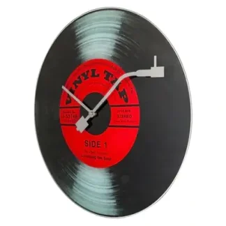 Nextime Wanduhr Vinyl Tab Ø 43 cm