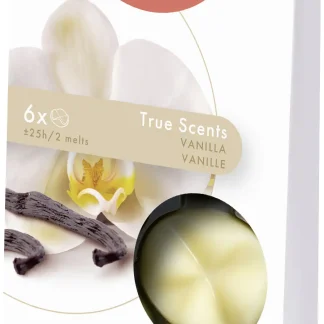 Bolsius Aromatic Wax Melts Vanille, 6er Pack
