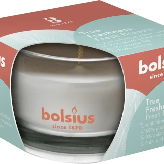 Bolsius Duftkerze im Glas True Freshness Frische Brise