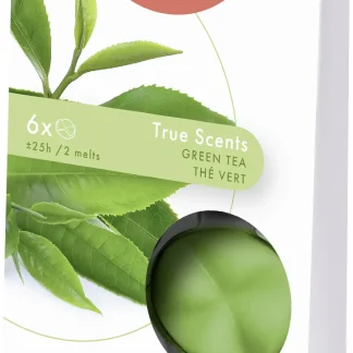 Bolsius True Scents - Wax Melts, Grüner Tee, 6er Pack